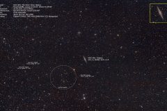 NGC 891, beschriftet