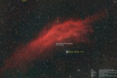NGC 1499, beschriftet