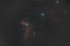 NGC 2024, Flammender-Nebel