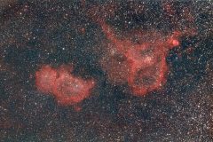 NGC1027+IC1805+IC1848