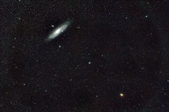Sternbild Andromeda mit Nebel und Mirach