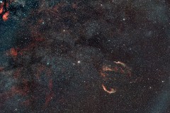 Sternbild Schwan-Aljanah und Cirrus-Nebel